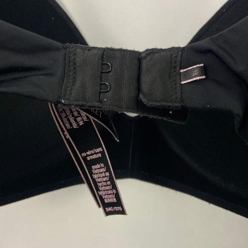 Victoria’s Secret Black No Wire 34C Bra - Picture 7 of 9